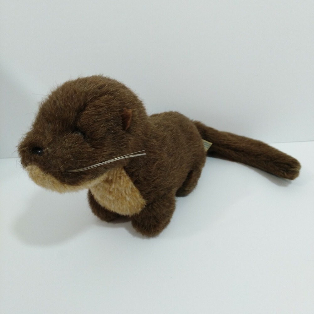 Otter Plush Charles Products Inc Stuffed Animal Vintage 12" Brown Maryland